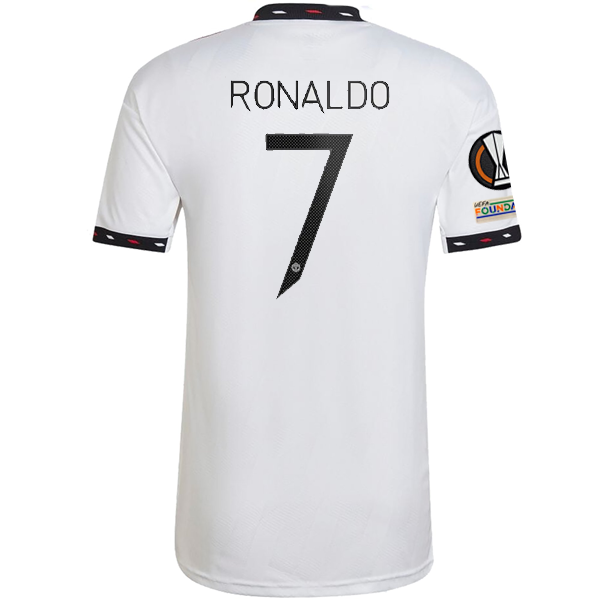 adidas Manchester United Cristiano Ronaldo Away Jersey w/ Europa League Patches