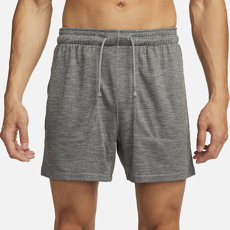 Image of NIKE YOGA Dri-FIT Shorts 'Cool Grey' FB7787-065
