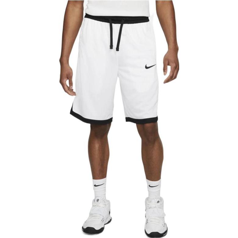 Image of Nike Dri-Fit Elite Stripe Basketball Shorts 'White' CZ2446-100