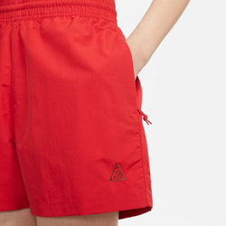 Image of (WMNS) Nike ACG Shorts 'Red' DH8351-657