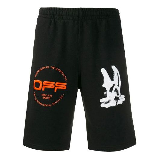 Image of OFF-WHITE 2020 SS Mens Embroidery Cartoon Cotton Casual OMCI006R20E300091001