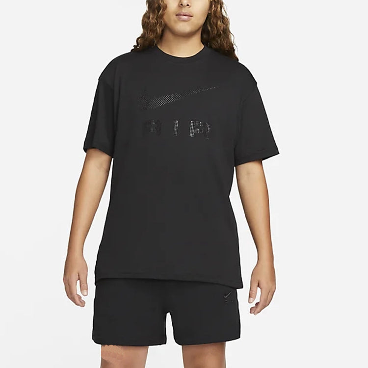 Image of Nike Sportswear Air French Terry Shorts 'Black' DV9861-010