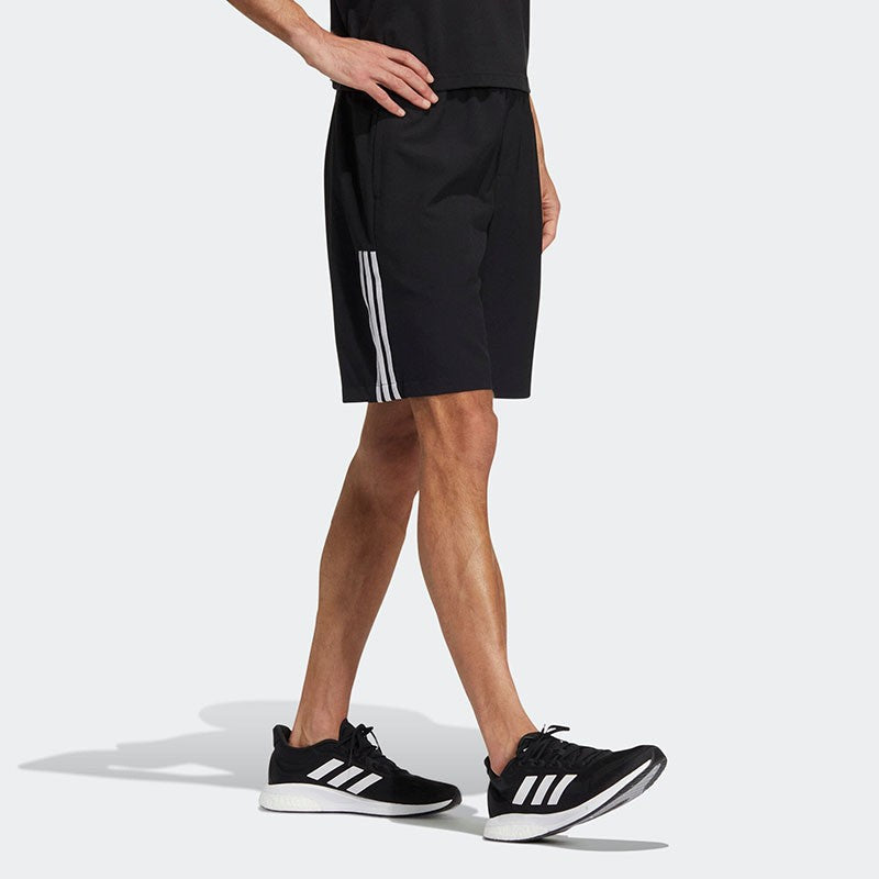 adidas Fi Lib Wvsh Contrasting Colors Stripe Training Sports Woven Shorts Black