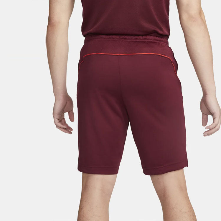 Nike Dri-FIT FC Libero Solid Color Logo Straight Sports Shorts Red DH9664-638
