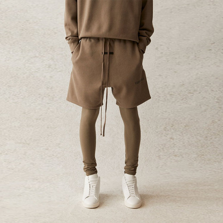 Fear of God Essentials SS21 Sweatshort Taupe FOG-SS21-564
