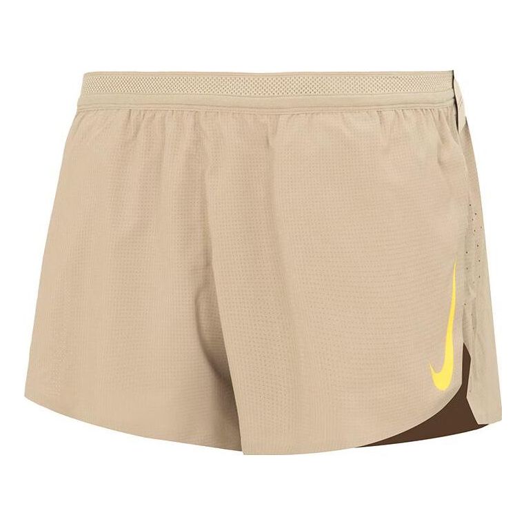 Image of Nike AeroSwift Running Shorts 'Tan' CJ7838-247