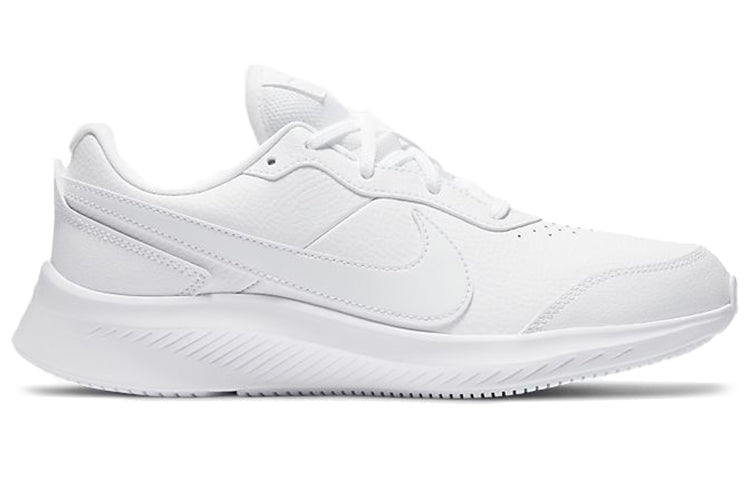 (GS) Nike Varsity Leather 'Triple White' CN9146-101