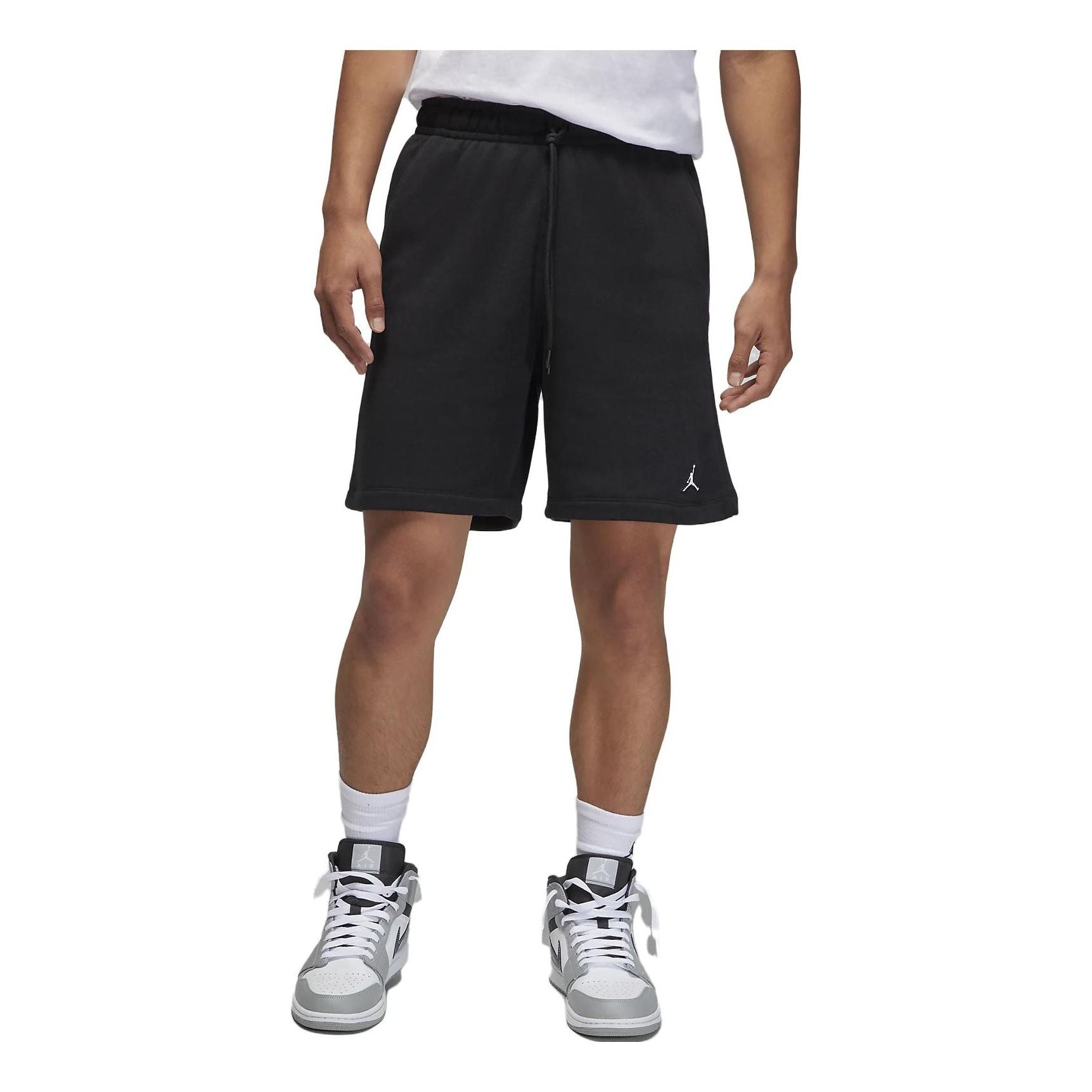 Image of Air Jordan Essential Fleece Shorts 'Black' DQ7471-010