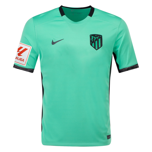 Image of Nike Atletico Madrid Nahuel Molina Third Jersey w/ La Liga Patch 23/24 (Spring G