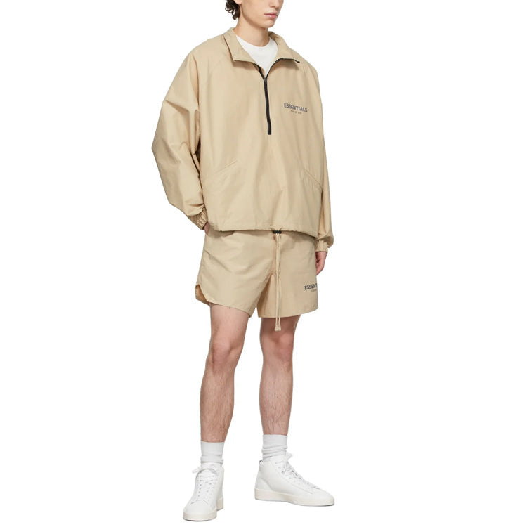 Fear of God Essentials FW21 Volley Shorts Beige FOG-FW21-122