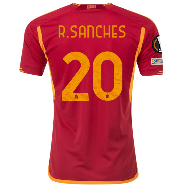 adidas Roma Renato Sanches Heimtrikot mit Europa League Patches 23/24 (Team Vict