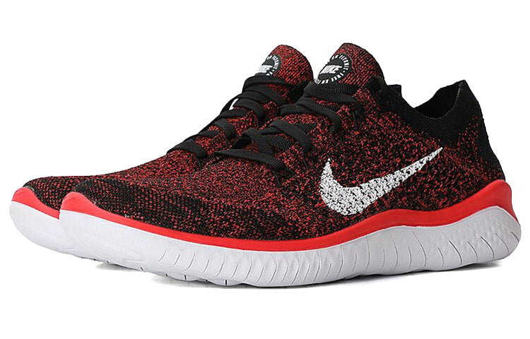 Image of Nike Free RN Flyknit 2018 'Bright Crimson' 942838-602