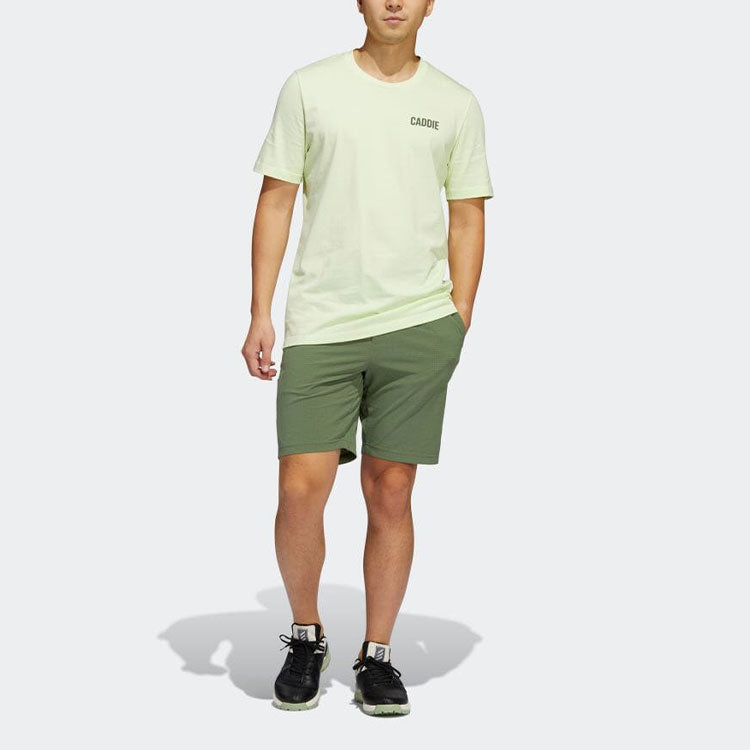 Image of Men's adidas Printing Casual Green Straight Shorts HB6435
