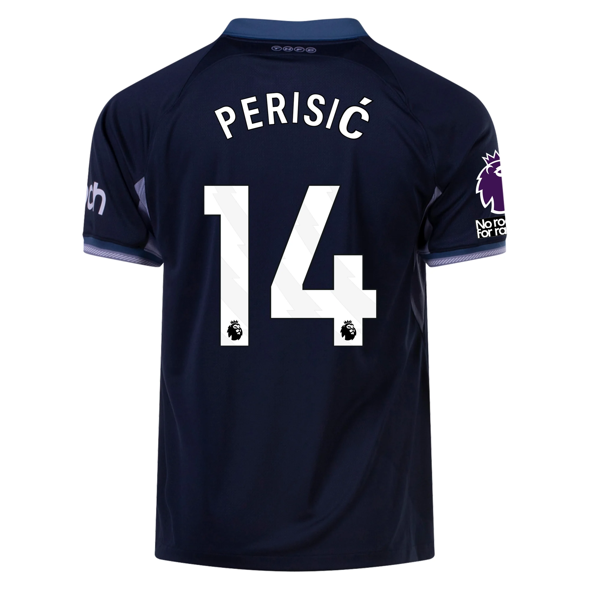 Nike Tottenham Ivan Perisic Away Jersey w/ EPL + No Room For Racism Patches 23/2