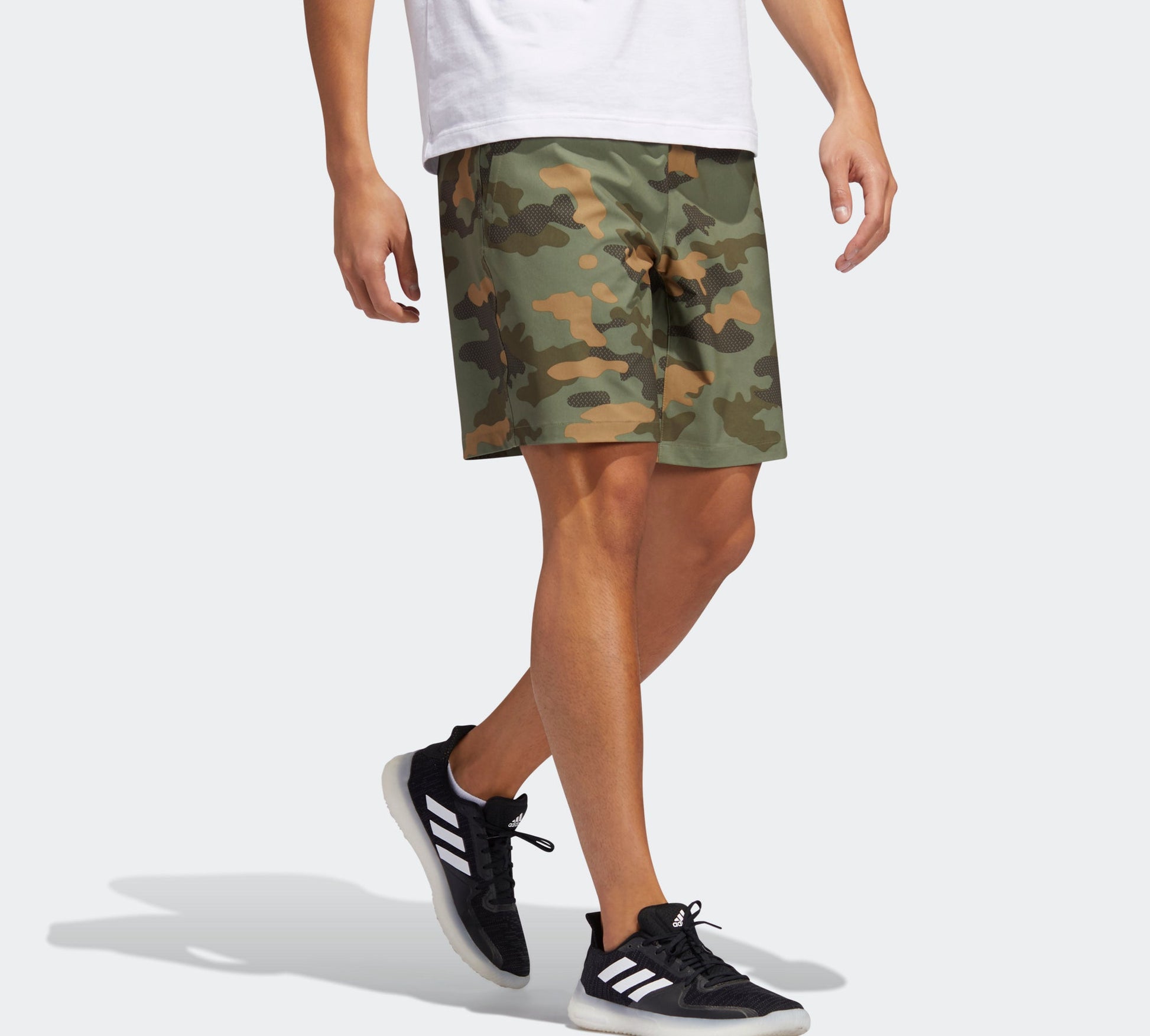 adidas M Short Camo Camouflage Woven Sports Shorts Green FT2805