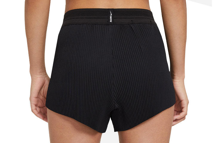 (WMNS) Nike Aeroswift Running Sports Shorts Black CZ9399-010