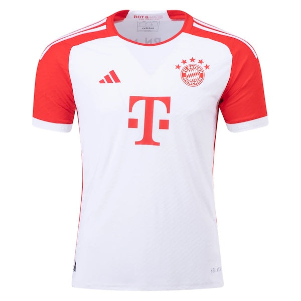 Image of adidas Bayern Munich Authentic Home Jersey 23/24 (White/Red)