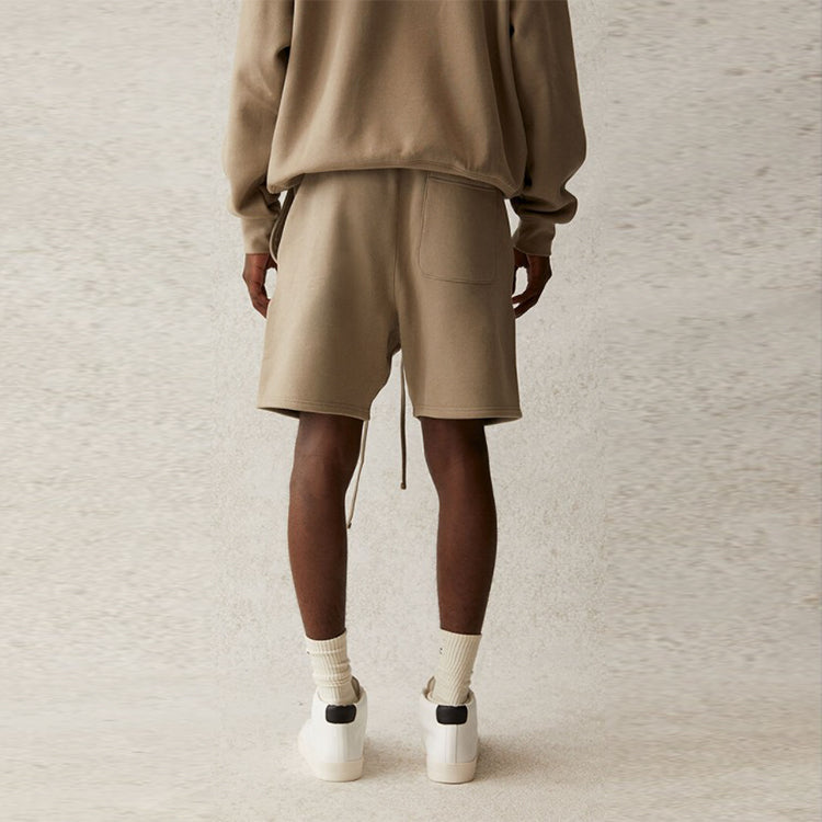 Image of Fear of God Essentials SS21 Sweatshort Moss FOG-SS21-587