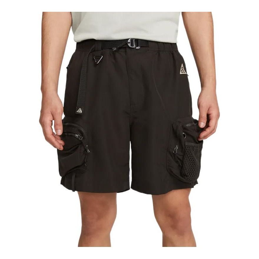 Men's Nike ACG Snowgrass Pocket Detail Cargo Shorts Black DN3946-220