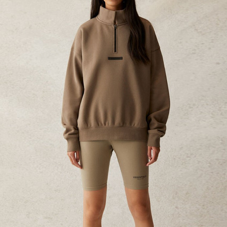 Fear of God Essentials SS21 Athletic Biker Short Moss FOG-SS21-589