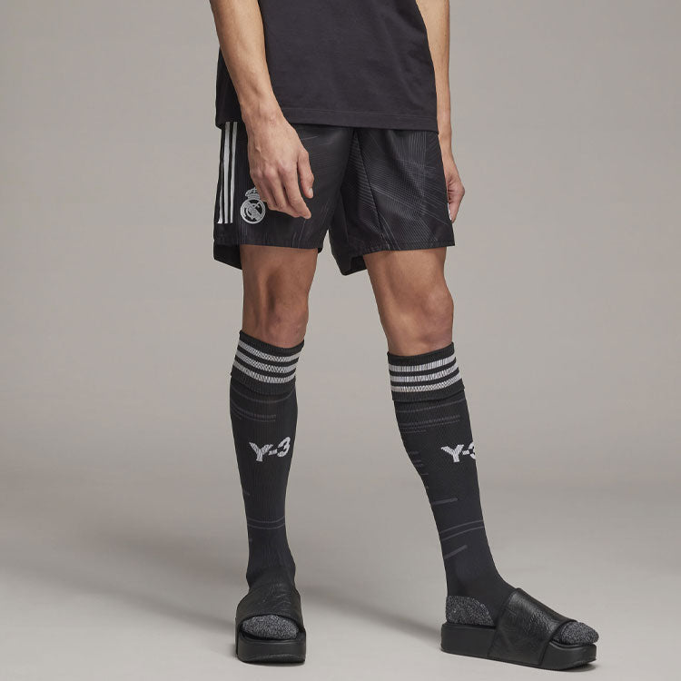 Image of adidas x Y-3 Crossover real Madrid Stripe Logo Breathable Sports Training Shorts