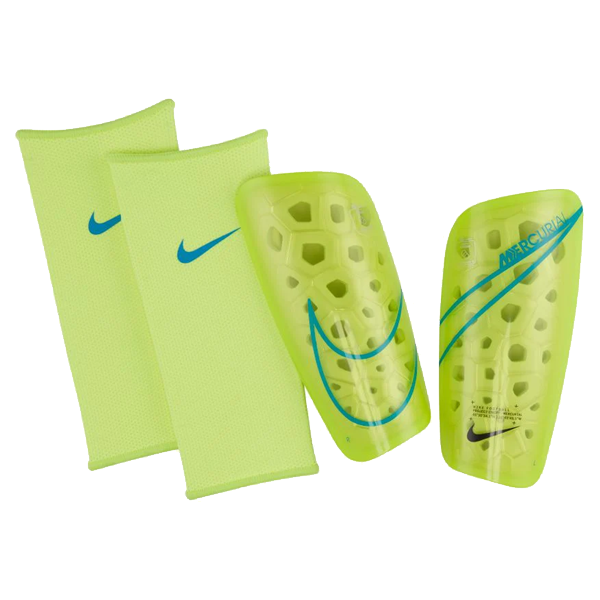 Image of Nike Mercurial Lite Shin Guard (Volt/Blackened Blue)