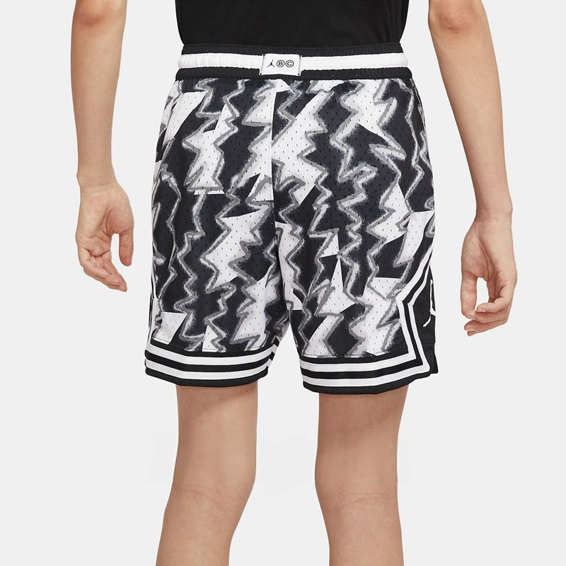 Image of Air Jordan Dri-FIT Sport Diamond Shorts 'Black White' DQ7335-100