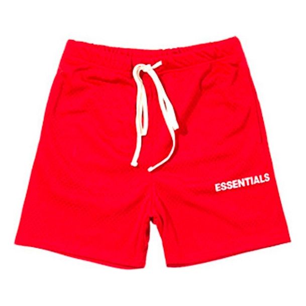 Image of Fear of God Essentials SS20 Graphic Mesh Drawstring Shorts FOG-SS20-88