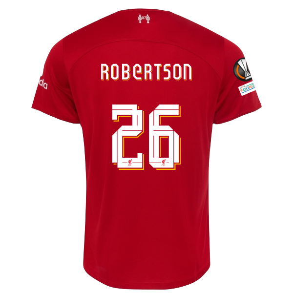 Nike Liverpool Andrew Robertson Home Jersey w/ Europa League Patches 23/24 (Red/