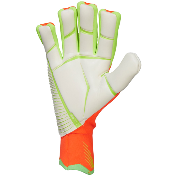 Image of Adidas Predator Edge Fingersave Pro Goalkeeper Gloves (Solar Red/Team Solar Gree