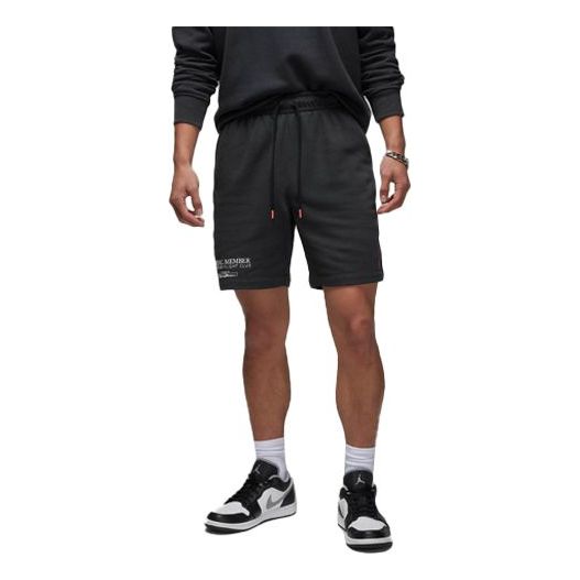 Image of Air Jordan Flight MVP Fleece Shorts 'Black' DX9717-045
