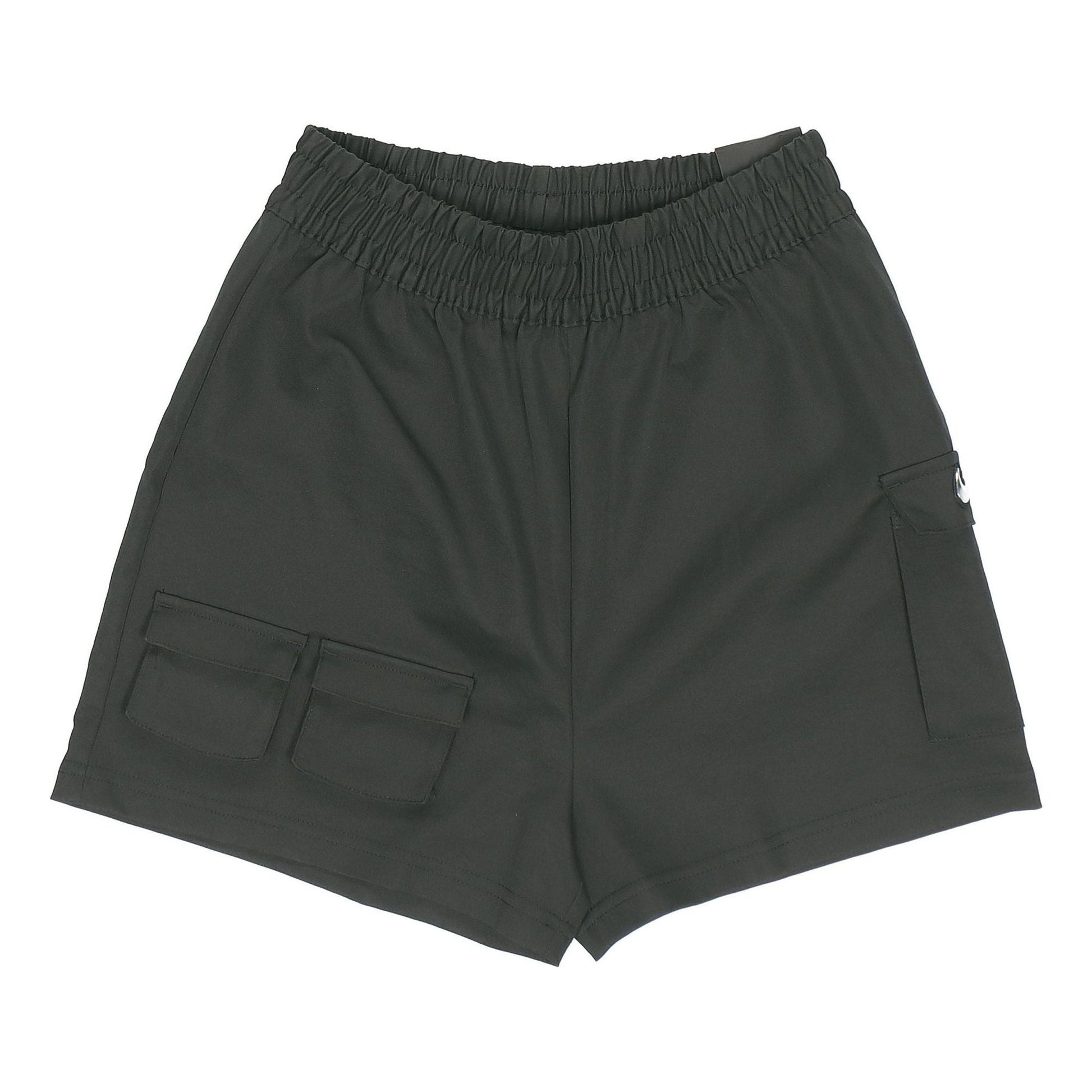 (WMNS) Nike Sportswear Swoosh Sports Running Multiple Pockets Woven Shorts Black