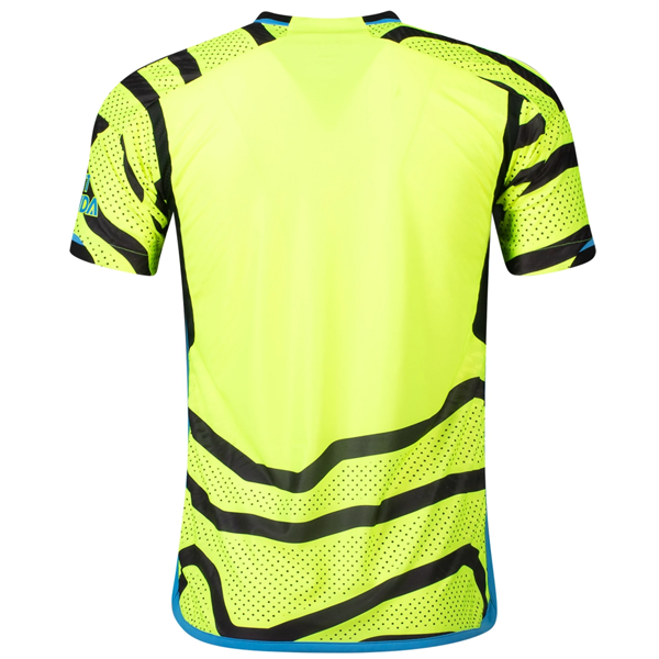 Image of Adidas Arsenal Authentic Away Jersey 23/24 (Team Solar Yellow/Black)