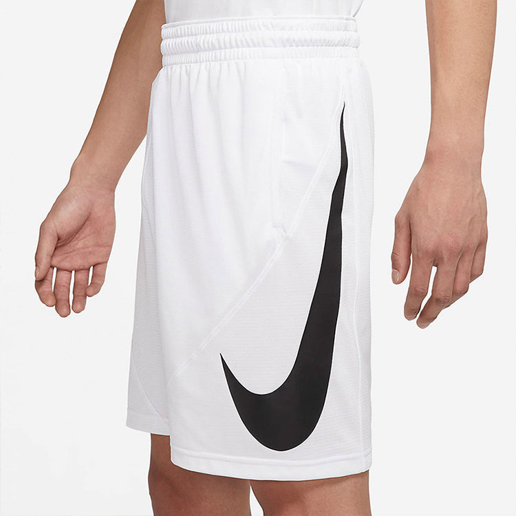 Image of Men's Nike Logo Printing Athleisure Casual Sports Basketball Running Shorts Whit
