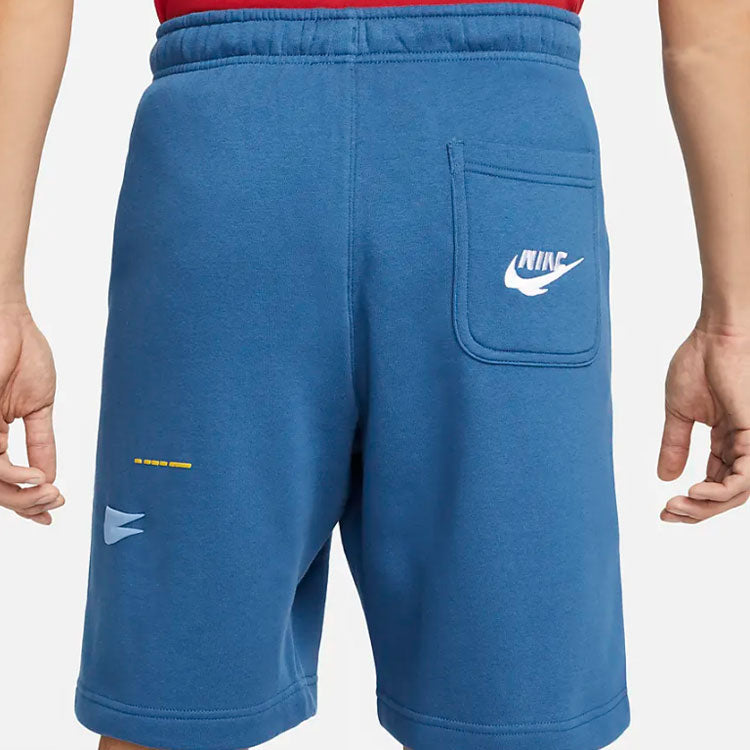 Image of Men's Nike Sportswear Sports French Terry Shorts Dark Sea Blue DM6878-407