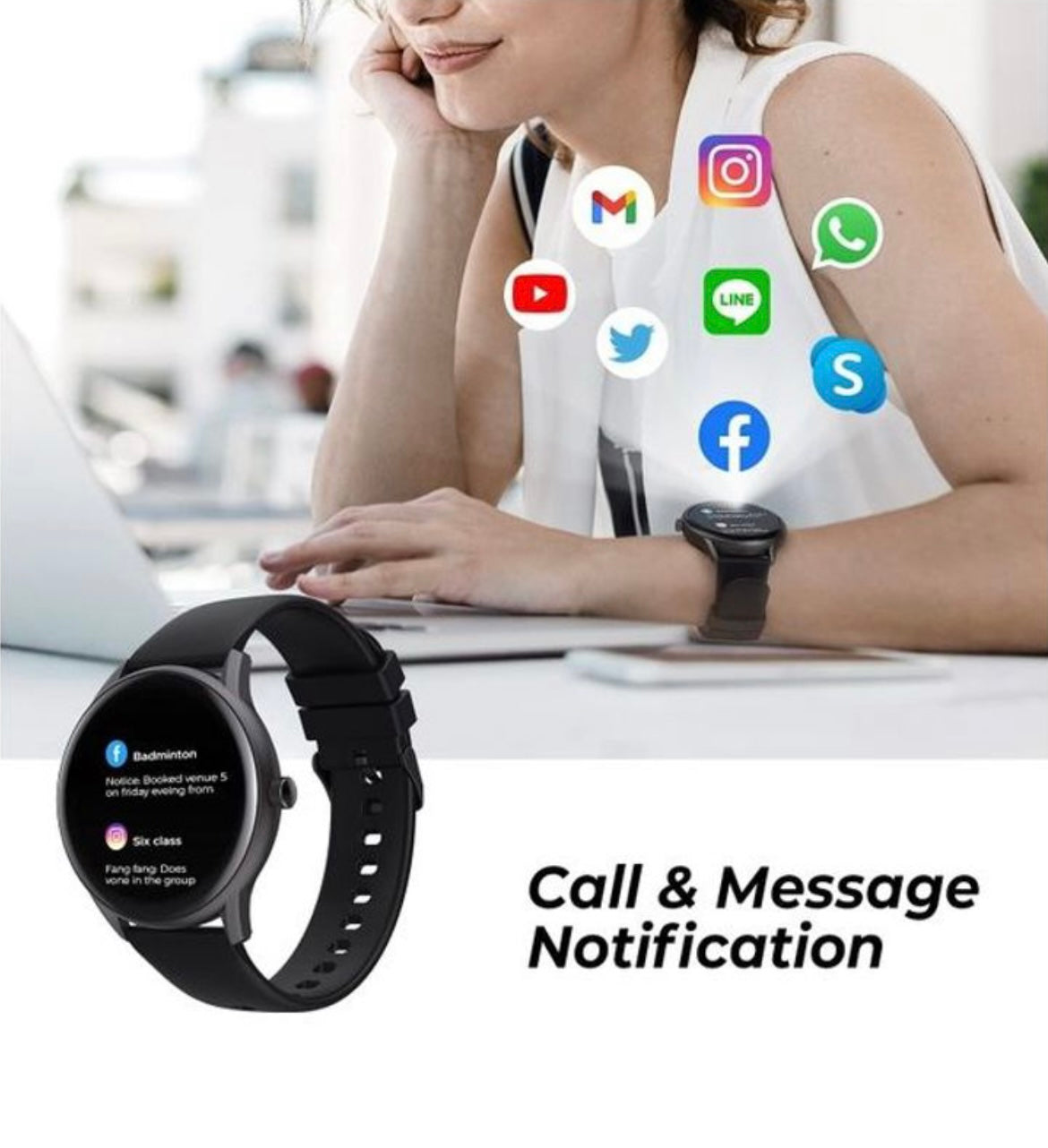 Smart Fitness Tracker Watch Pro