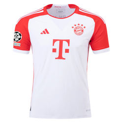 Image of adidas Bayern München Authentic Leroy Sané Heimtrikot mit Champions League-Aufnäher