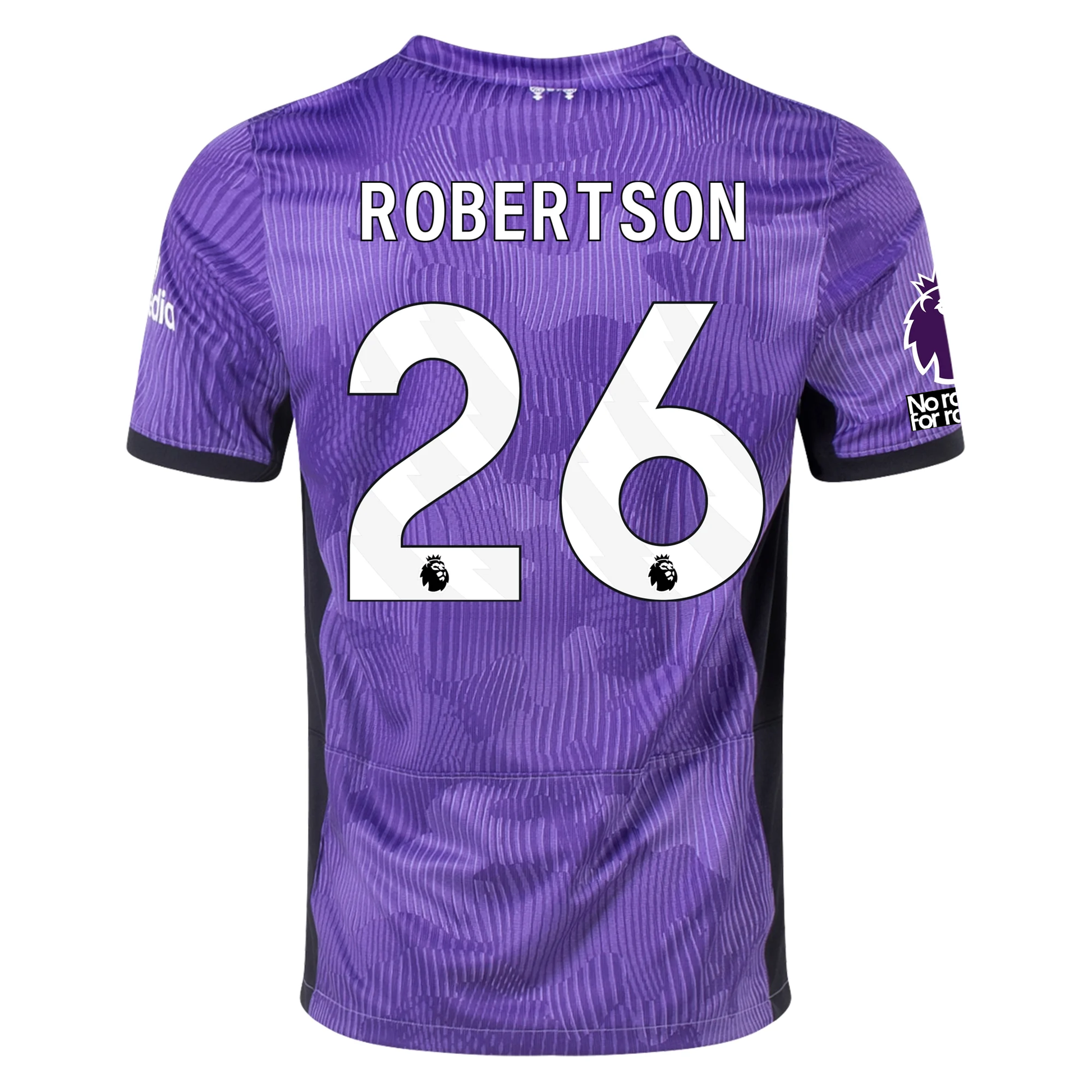 Nike Liverpool Andy Robertson Third Jersey w/ EPL + No Room For Racism Patches 2