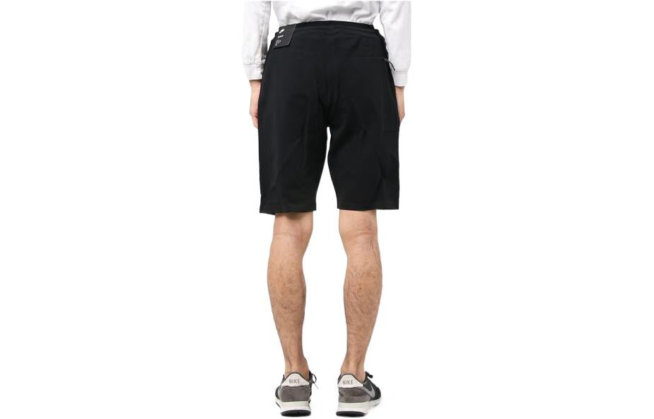 Image of Men's Nike Solid Color Logo Drawstring Shorts Black 886180-010