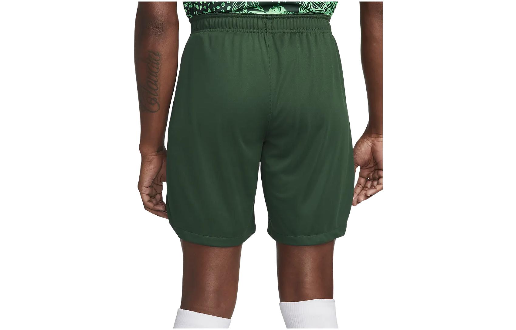 Image of Nike Nigeria 2022/23 Stadium Home/Away Football Shorts 'Green' DN0736-397