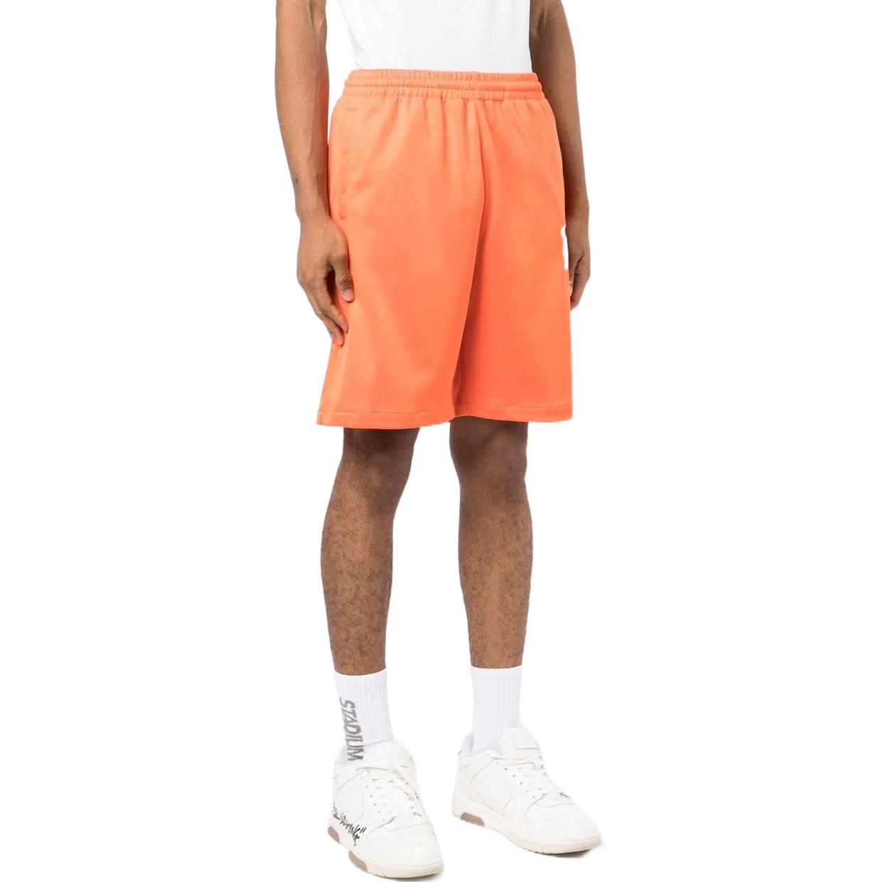 Men's OFF-WHITE SS22 Brand Logo Printing Elastic Waistband Straight Shorts Ordin