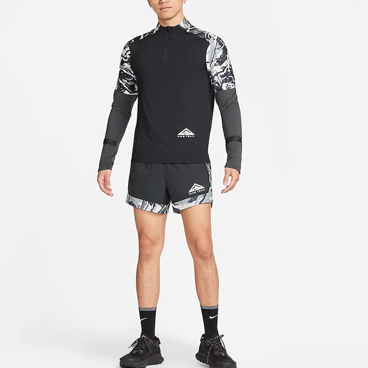 Image of Men's Nike Dri-FIT Flex Trail Running Sports Black Shorts DM4653-010