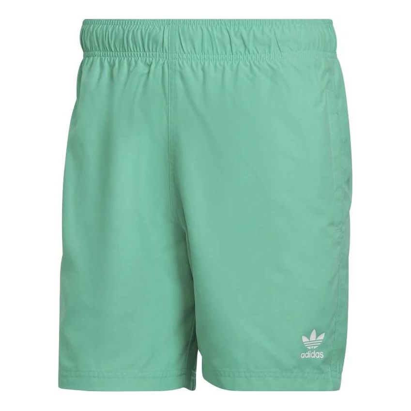 Image of Adidas Essentials Swim Shorts 'Hi-Res Green' HE9422