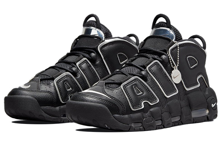 (WMNS) Nike Air More Uptempo 'Black Metallic Silver' DQ0839-001