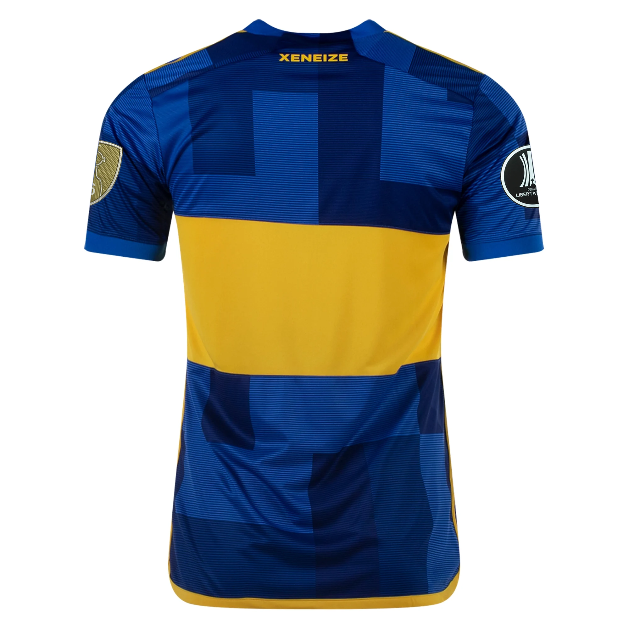 adidas Boca Juniors Home Jersey w/ Copa Libertadores Patches 23/24 (Blue/Yellow)