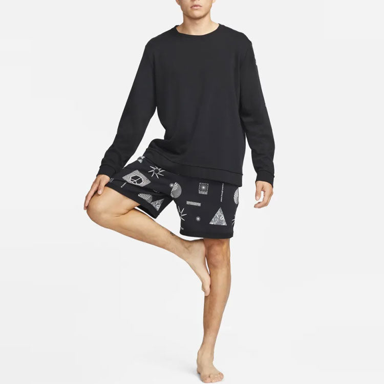 Image of Men's Nike Printing Full Print Straight Shorts Black DM6547-010
