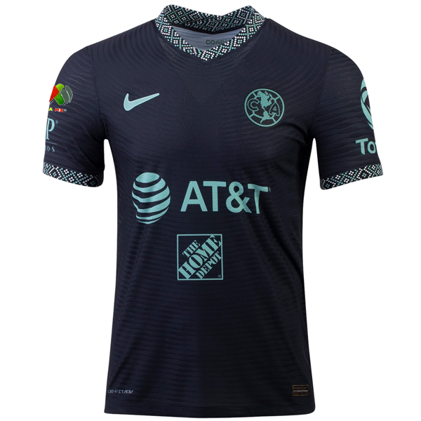 Nike Vaporknit Club America Third Jersey w/ Liga MX Patch 21/22 (Black/Healing J