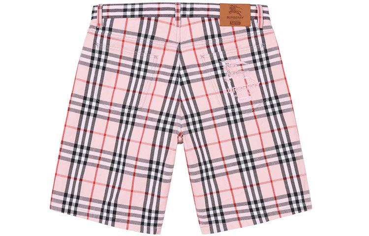 Image of Supreme SS22 Week 3 x Burberry Denim Short Logo SUP-SS22-160