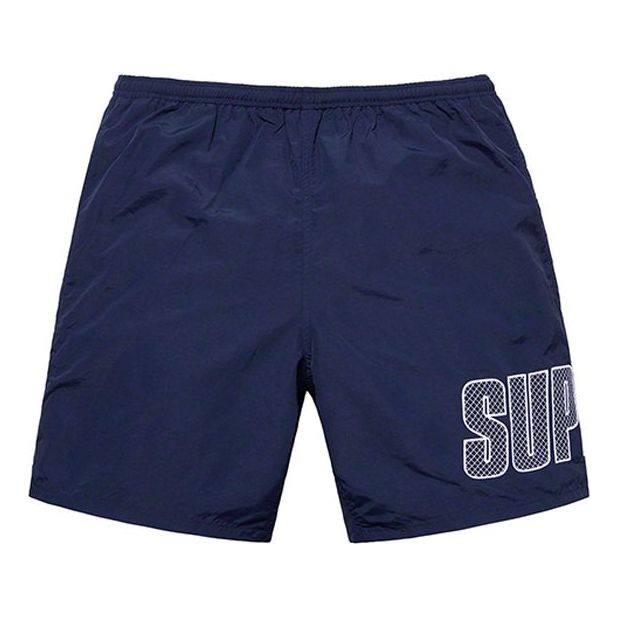 Image of Supreme SS19 Logo Applique Water Short Logo SUP-SS19-10399