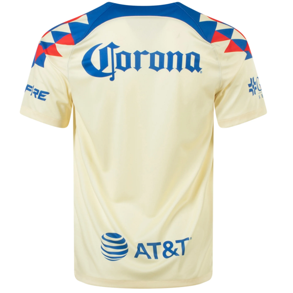 Nike Club America Authentic Match Home Jersey 23/24 (Lemon Chiffon/Blue Jay)